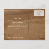 Carte Postale Mariage de destination (Dos)