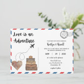 Carte postale - Mariage de destination (Debout devant)