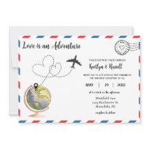 Carte postale - Mariage de destination
