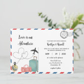 Carte postale - Mariage de destination (Debout devant)