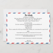 Carte postale - Mariage de destination (Dos)