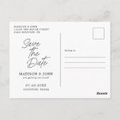 Carte Postale Mariage de destination à Ocean Beach, à vos dates (Dos)