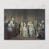Carte postale mariage de George Washington (Devant)