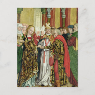 Carte Postale Mariage de la Vierge, de l'autel du Dôme, 1499