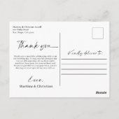 Carte postale Mariage de lavande (Dos)