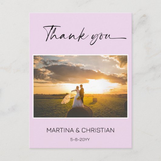 Carte postale Mariage de lavande (Devant)