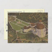 Carte postale Mariage de l'observatoire Griffith (Devant / Derrière)