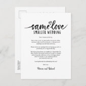 Carte postale Mariage de même amour mignonne coeur (Devant / Derrière)