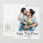 Carte Postale Mariage de même sexe photo Gay Save the Date (Devant / Derrière)