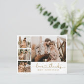 Carte postale Mariage de Merci de budget (Debout devant)