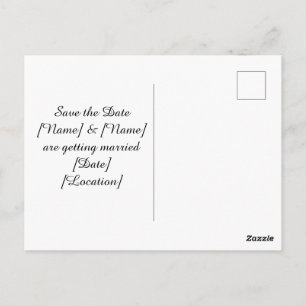 Carte Postale Mariage de passionné de pêche avec canne et fleurs