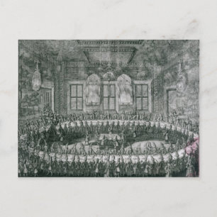 Carte Postale Mariage de Pierre I et Catherine en hiver