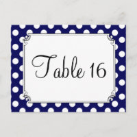 Mariage de points bleu et blanc de la marine