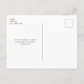 Carte Postale Mariage de police mixte contemporain B/W Enregistr (Dos)