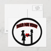 Carte Postale Mariage de remorque (Devant / Derrière)