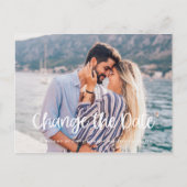 Carte postale Mariage de report de modification de (Devant)