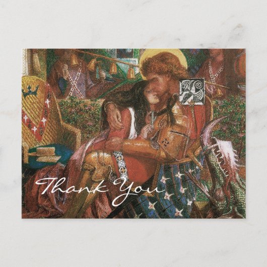 Carte Postale Mariage de Rossetti de St George et Princesse Sabr (Devant)