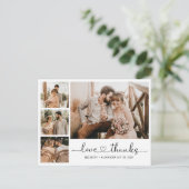 Carte postale Mariage de script de coeur budgétair (Debout devant)