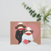 Carte postale Mariage de singe de choc (Bowty & Vi (Debout devant)