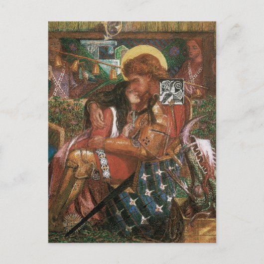 Carte Postale Mariage de St George, Princesse Sabra par Rossetti (Devant)