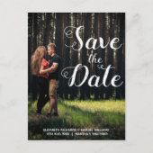 Carte Postale Mariage de superposition de script blanc photo per (Devant)