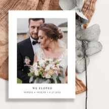 Mariage de texte et de photo simple et élégant