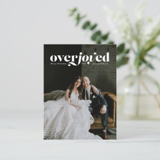 Carte postale mariage de vacances (Debout devant)