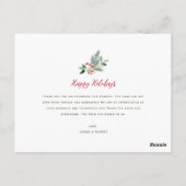 Carte Postale mariage de vacances simple et moderne faire-part (Dos)