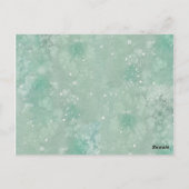 Carte Postale Mariage d'hiver Holly Berry Détails (Dos)