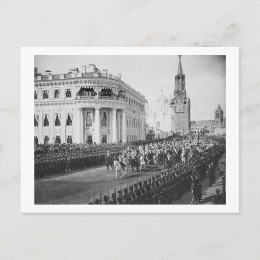 Carte Postale Mariage du tsar Nicholas (1868-1918) à Alexandra (Devant)