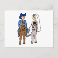 Mariage Équestre Mariée Marié Thème Chevalin Équin