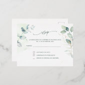 Carte postale mariage espagnole Rsvp (Recto/Verso)