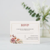 Carte postale mariage espagnole Rsvp (Debout devant)