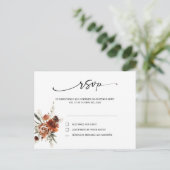 Carte postale mariage espagnole Rsvp (Debout devant)