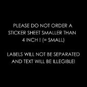 Carte postale Mariage  Étiquette de adresse invité