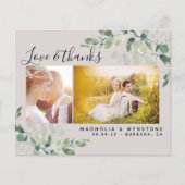 Carte postale Mariage Eucalyptus (Devant)