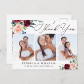 Carte Postale Mariage Eucalyptus de la marine bourguignonne 3 Me (Devant / Derrière)