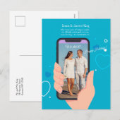 Carte postale mariage Faire-part (Devant / Derrière)