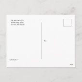 Carte postale mariage Faire-part (Dos)