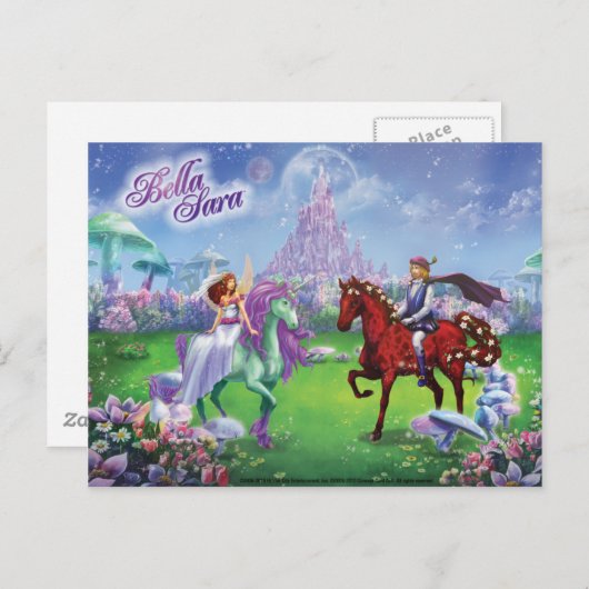 Carte Postale Mariage Fairytale (Devant / Derrière)