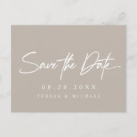 Mariage Fiançailles personnalisé simple neutre