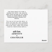 Carte Postale Mariage Fleur sauvage Whimsical Pastel Watercolor (Dos)