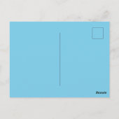 Carte Postale Mariage Floral Agate Bleu Sarcelle (Dos)
