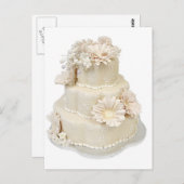 Carte Postale Mariage Floral Design (Devant / Derrière)