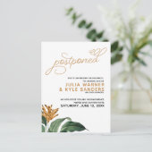 Carte postale Mariage Floral reportée (Debout devant)