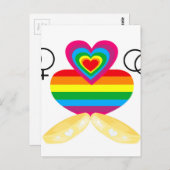 Carte Postale mariage gay (Devant / Derrière)