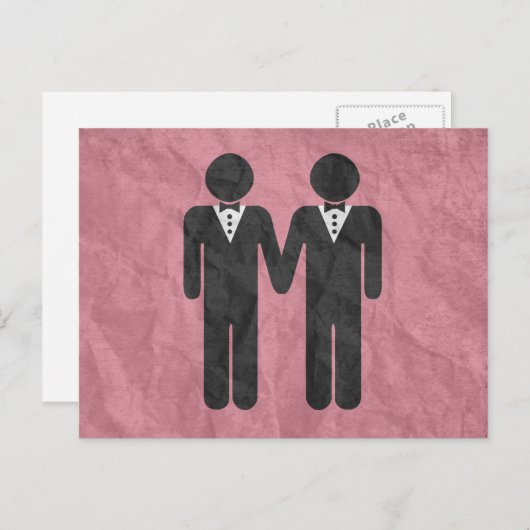 Carte Postale MARIAGE GAY TOPPER MEN -.png (Devant / Derrière)