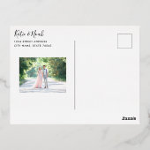 Carte postale Mariage Gold Classic (Verso)