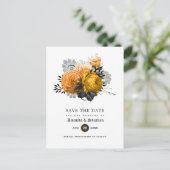 Carte Postale Mariage gothique vintage Enregistrer la date (Debout devant)