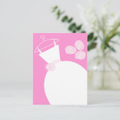Carte postale mariage Gown Pink (Debout devant)